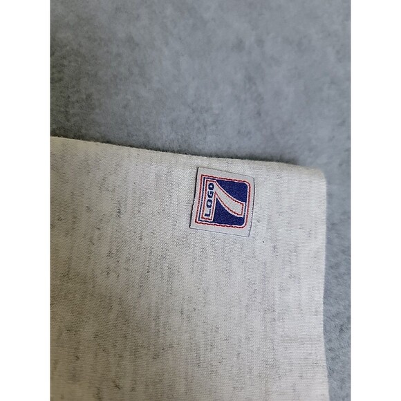 Vintage Hersey T Shirt Mens Medium White Single Stitch Spellout Logo 7 80s USA - Picture 6 of 12